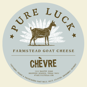 Pure Luck's New Chevre Label